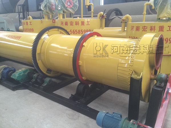  山東的客戶，您采購的0.8x6m雞糞烘干機已發(fā)出